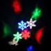 4W AC110-240V RGBW/White LED Snowflake Projector Garden Lamp Lawn Light  Christmas Decoration IP65